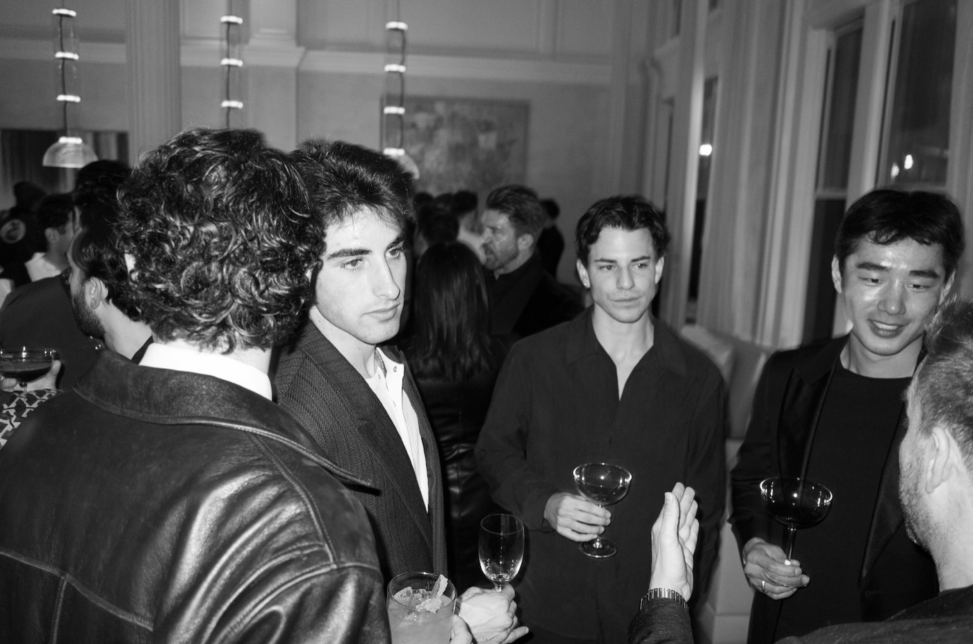 Sector members at a Sector event